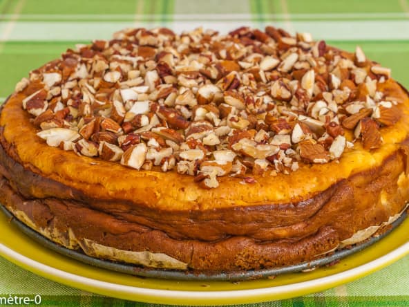 Cheesecake au sirop d’érable et aux fruits secs