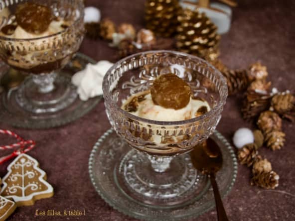 Verrines de crème de marron et Baileys
