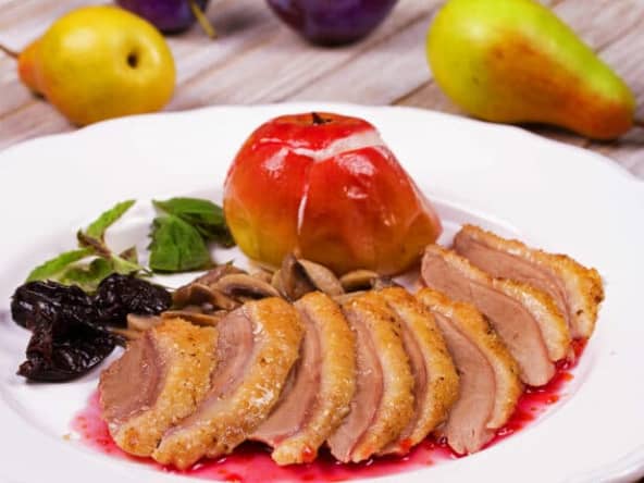 Magret de canard aux morilles