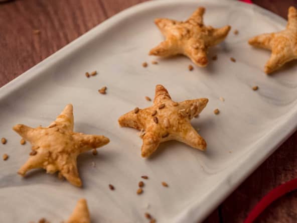 Feuilletés étoilés pour l'apéritif