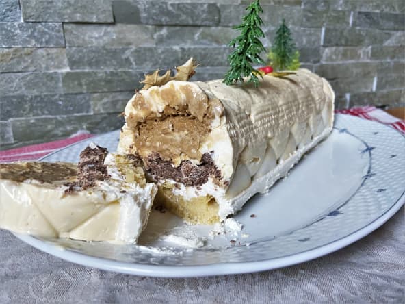 Bûche glacée Irish Coffee