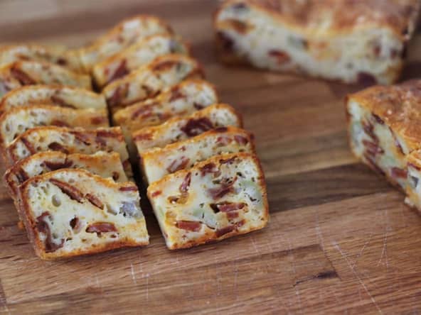 Cake au chorizo et tomates par Alain Ducasse