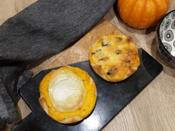 Croque quiche à la butternut et fromage
