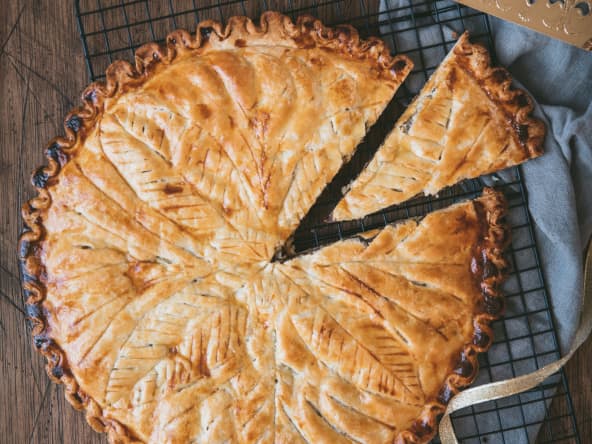 Galette des rois pomme et chocolat