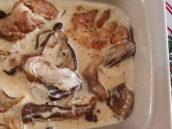 Ris de veau sauce forestière aux cèpes