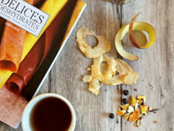 Tisane fruitée aux épluchures