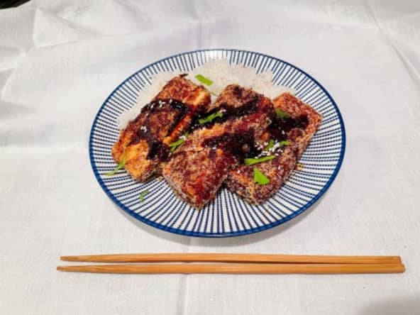 Tofu pané, un peu comme un katsu