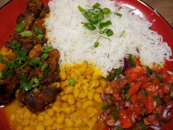 Poulet à  la vanille de la Réunion