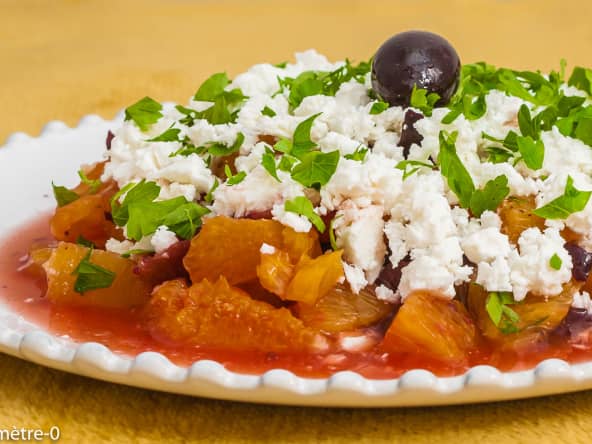 Salade d’oranges et d’olives à la feta
