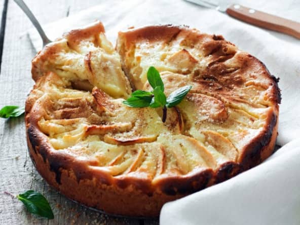 Gâteau aux pommes healthy