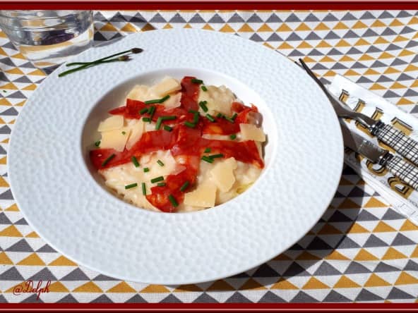Risotto à l’artichaut et au chorizo au Thermomix