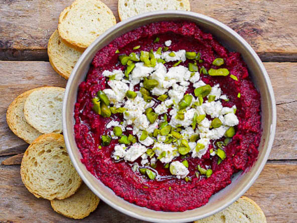 Tartinade betterave et feta