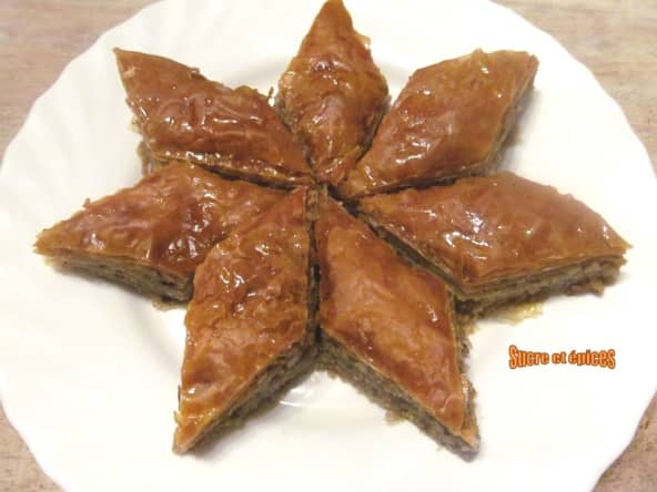 Baklava aux noix