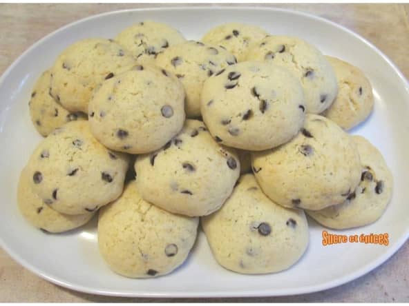 Cookies très moelleux aux pépites de chocolat