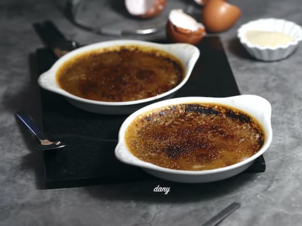 Crèmes brûlées à la chicorée