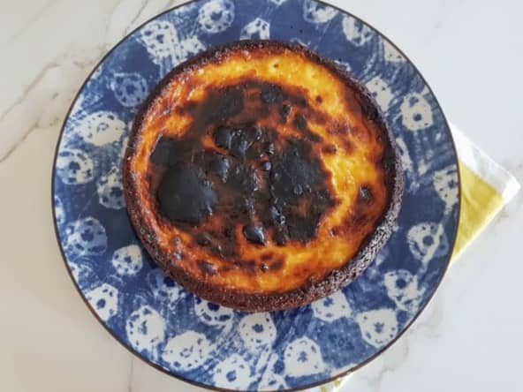 Flan aux oeufs sans pâte à l'eau de rose