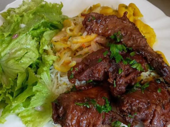 Civet de canard créole
