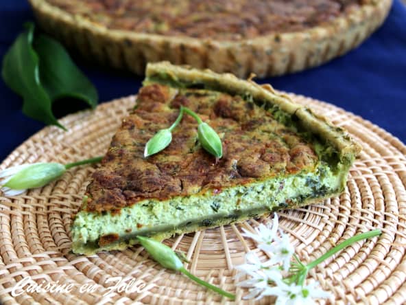 Quiche à l’ail des ours