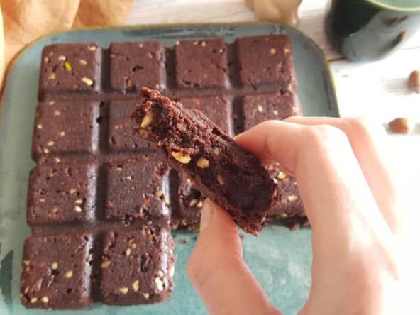 Brownie pistaches, coco sans lactose et sans gluten