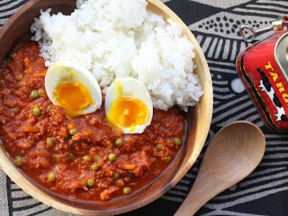 Curry Ghanéen au Corned Beef