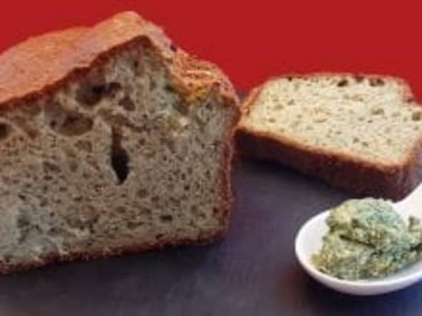 Cake pesto maison
