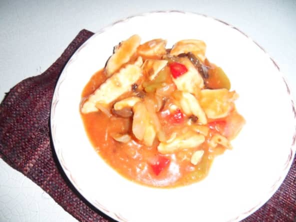 Poulet sauce aigre douce