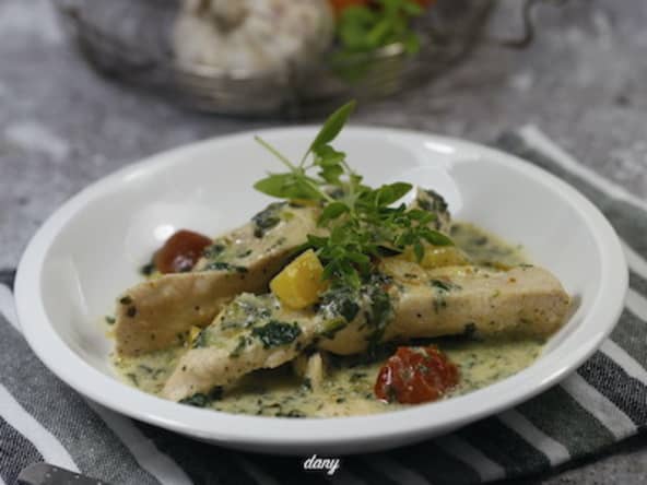 Poulet florentine