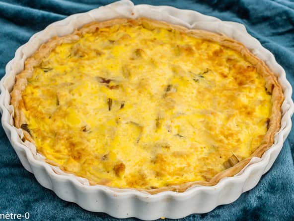 Tarte aux côtes de blettes et au poulet