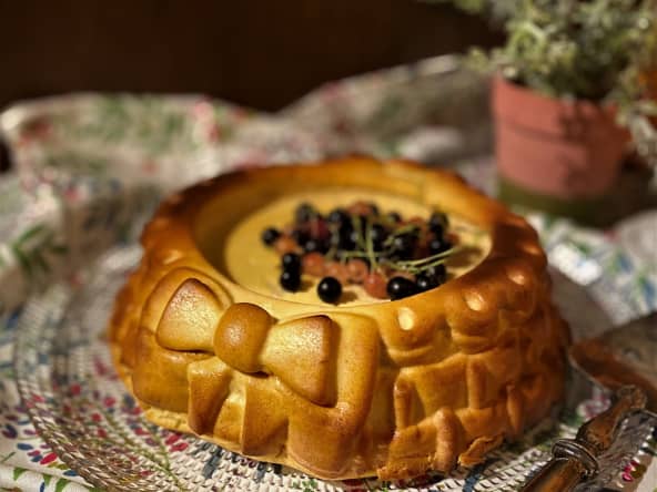 Gâteau au skyr et à la vanille Bourbon