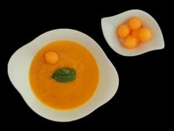 Soupe de melon froide