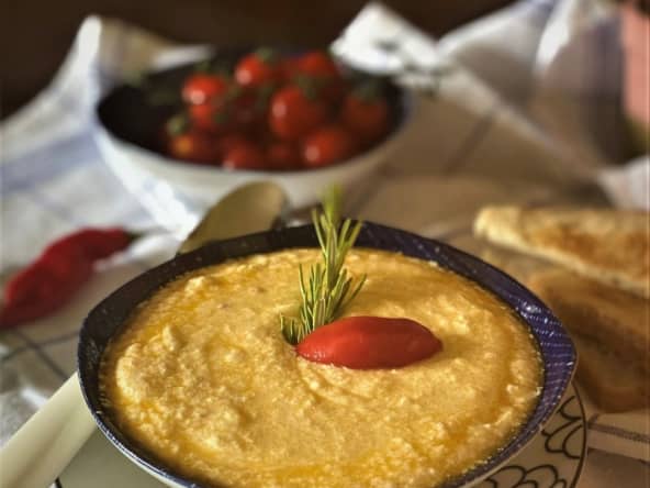 Crème épicée aux fromages