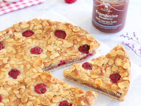 Tarte amande framboise façon Bakewell