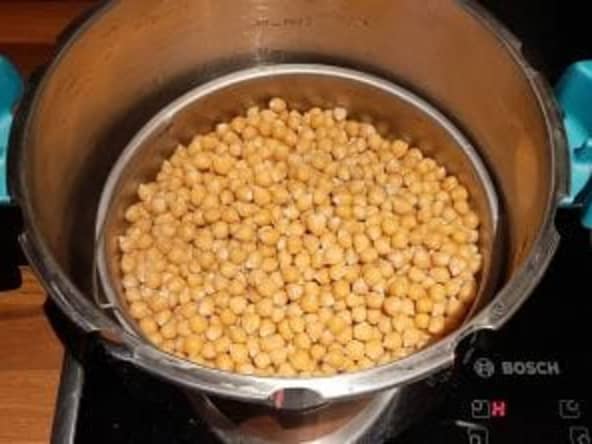 Cuisson pois chiches à la cocotte minute