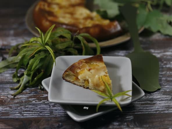 Fondant pêche abricot au yaourt de brebis