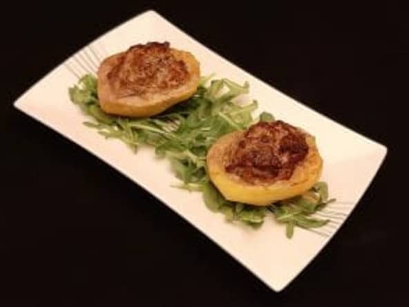 Pommes de terre farcies au four