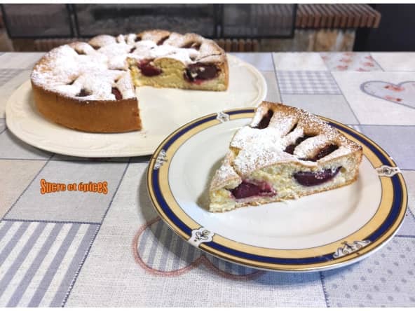 Gâteau aux prunes sans levure