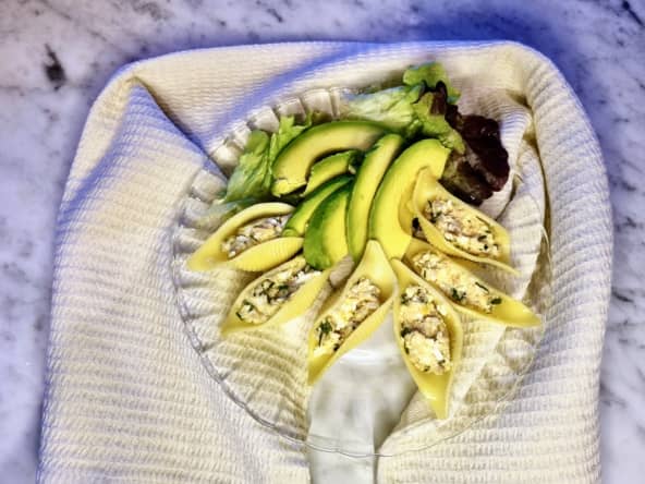 Conchiglioni farcis au thon