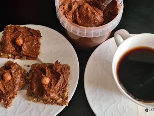 Tartinade et bonbons de courge, chocolat et noisettes keto, ig bas, low carb