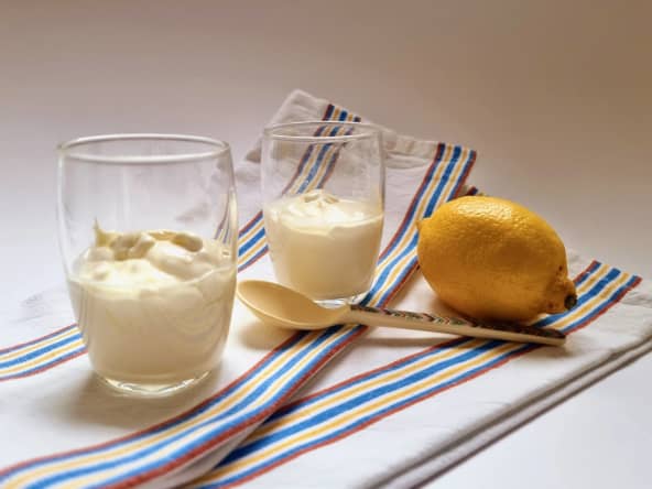 Petites crèmes au citron express