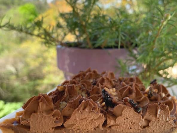 La tarte croustillante au café