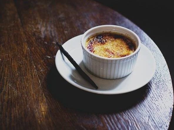 Crème brûlée à la vanille