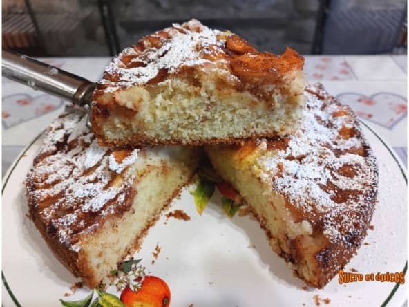 Gâteau moelleux aux pommes