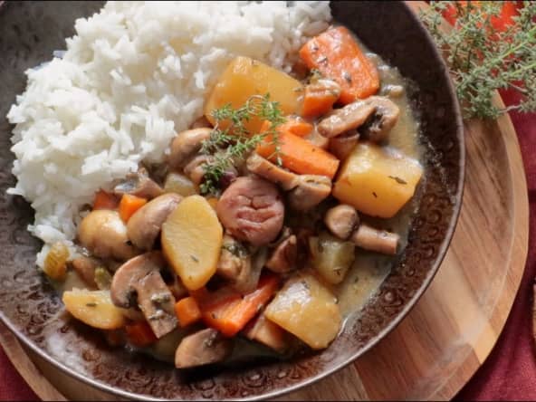 Légumes d'automne au cidre