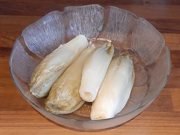 Cuisson des endives à la vapeur
