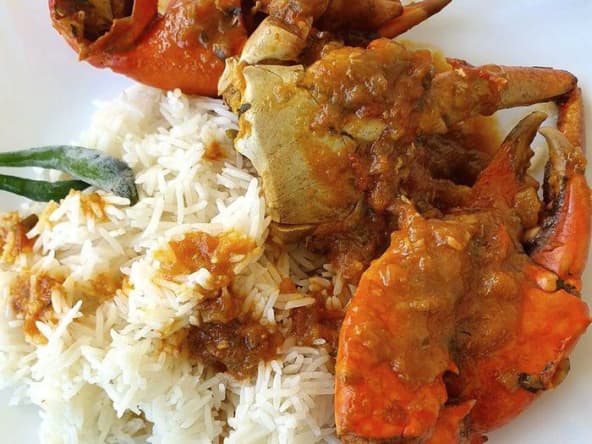 Sauce crabe à la créole de La Réunion (974)