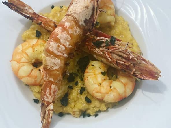 Risotto aux gambas