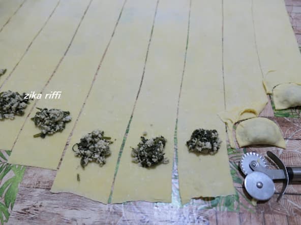 Pâte pour raviolis, lasagnes et tagliatelles