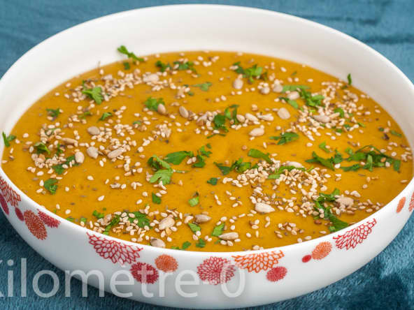 Soupe de potimarron aux cèpes