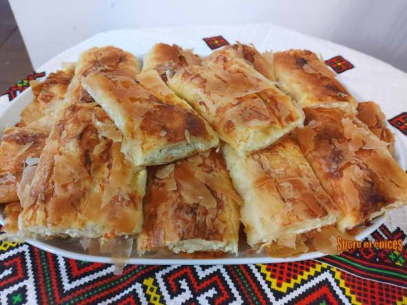 Feuilletés au fromage frais à la pâte filo