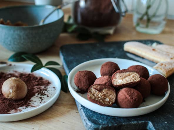 Tiramisu balls : des truffes faciles